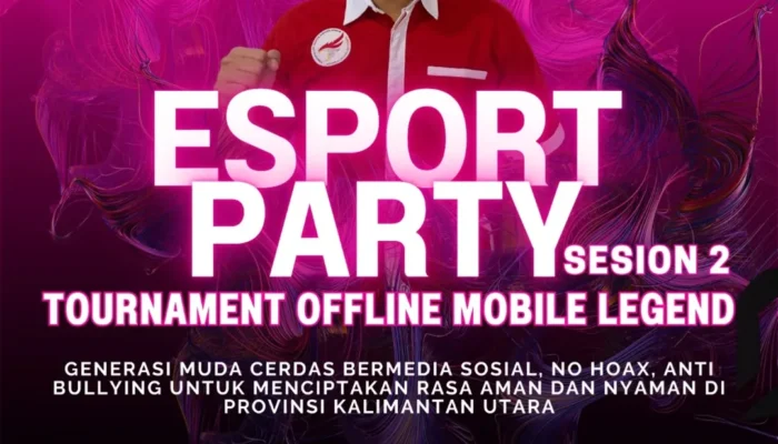 Turnamen Esport Party Session 2 Siap Digelar di Tanjung Selor