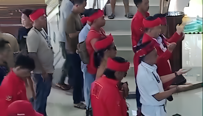 Polemik Pembangunan dan Dugaan Keretakan Pimpinan, Hermanus Datangi Kantor Bupati Kabupaten Nunukan Bersama Tariu Borneo Bangkule Rajak