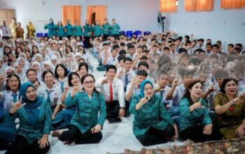 Dipimpin Maylenty Wempi, PKK Malinau Gencarkan Edukasi Anti Narkoba di Sekolah