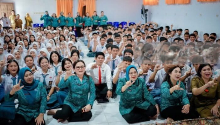 Dipimpin Maylenty Wempi, PKK Malinau Gencarkan Edukasi Anti Narkoba di Sekolah