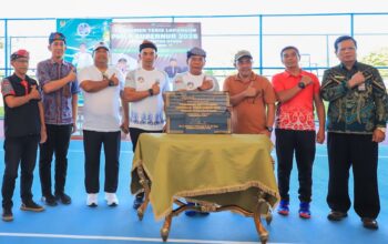 Lapangan Baru, Semangat Baru, Gubernur Resmikan dan Buka Turnamen Tenis Kaltara 2026 