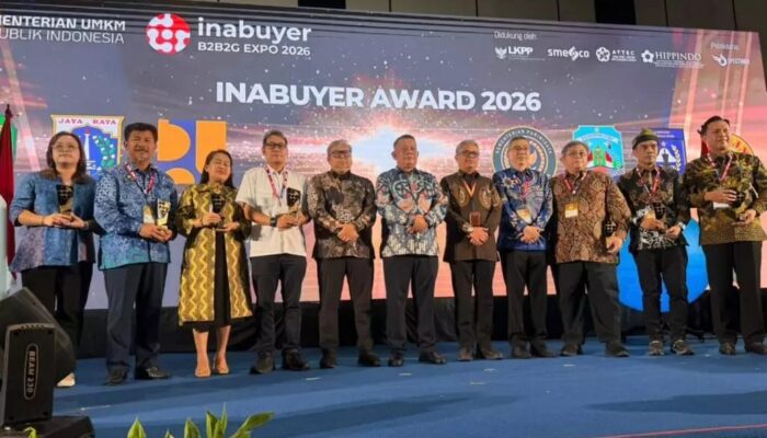 Pemprov Kaltara Raih Penghargaan Belanja Produk UMK Terbesar di Inabuyer Expo 2026