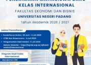FEB UNP Buka Kelas Internasional, Mahasiswa Belajar dalam Bahasa Inggris dan Berinteraksi dengan Mahasiswa Asing