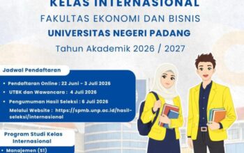 FEB UNP Buka Kelas Internasional, Mahasiswa Belajar dalam Bahasa Inggris dan Berinteraksi dengan Mahasiswa Asing
