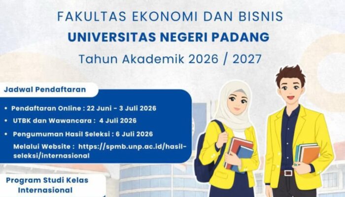 FEB UNP Buka Kelas Internasional, Mahasiswa Belajar dalam Bahasa Inggris dan Berinteraksi dengan Mahasiswa Asing