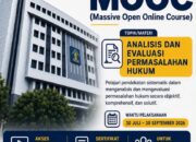 Optimalkan Kompetensi ASN, BPSDM Kemenkum Dorong Pemanfaatan MOOC sebagai Sarana Belajar Mandiri