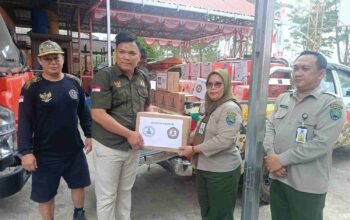 LPADKT Bulungan Turun Tangan, Salurkan Logistik untuk Pejuang Karhutla
