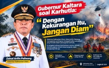 Api harus Padam, Kewaspadaan Jangan Surut! Pesan Gubernur Kaltara soal Karhutla