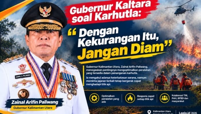 Api harus Padam, Kewaspadaan Jangan Surut! Pesan Gubernur Kaltara soal Karhutla